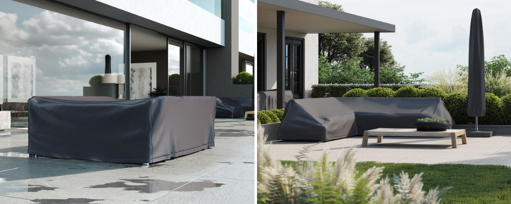 Robbies Tuinmeubelen - Beschermhoezen loungeset of parasol Robbies Tuinmeubelen - Beschermhoezen loungeset of parasol