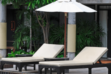 Schaduwplek in de tuin