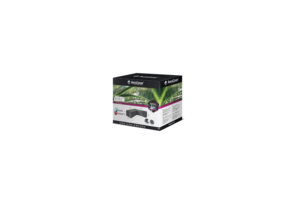 Loungesethoes 235x235x100x70cm L-vorm