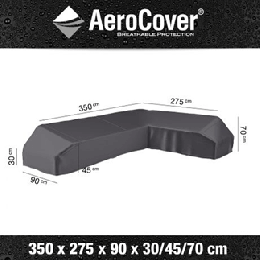 Loungesethoes 350x275x90x30/45/70cm R/L