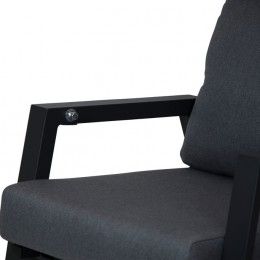 Exome fauteuil antraciet