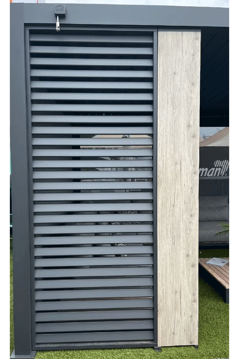 Zijpaneel 93 cm antraciet