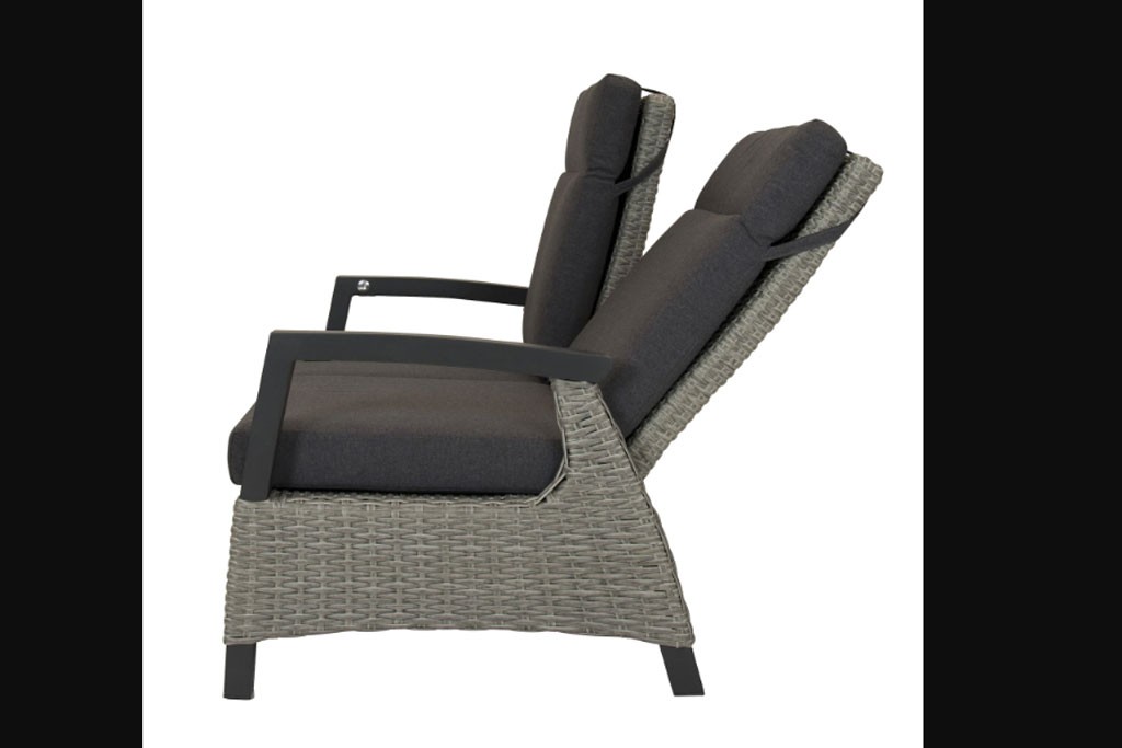 Orlon 2-zits loungebank verstelbaar