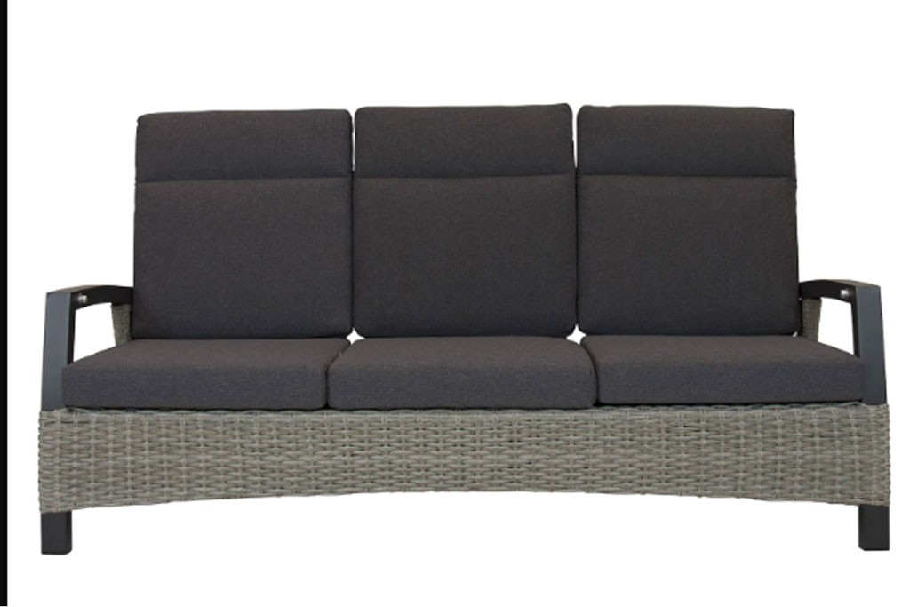 Orlon 3-zits loungebank verstelbaar