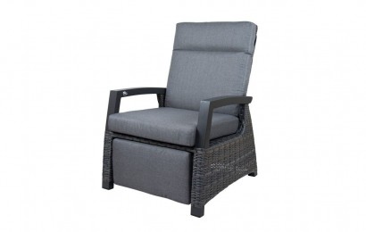 Darwin loungestoel met voetstuk