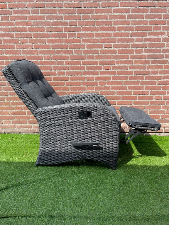 Casablanca loungestoel met voetenbank